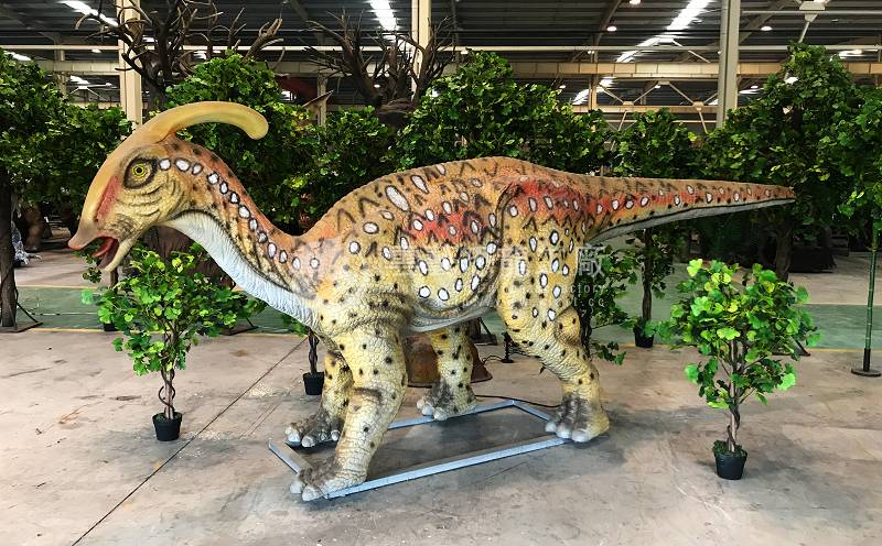 Simulation dinosaur-Parasaurolophus
